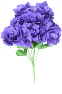 Purple Micro Peach Open Rose Bush With Veins x 12 (Lot of 1) SALE ITEM